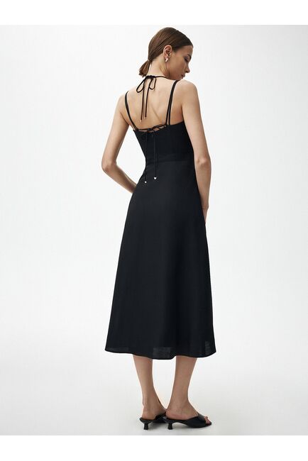 Платье из смесового льна от byME 