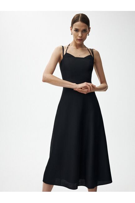 Платье из смесового льна от byME 