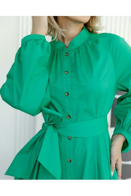 Платье-рубашка с поясом от ByME 