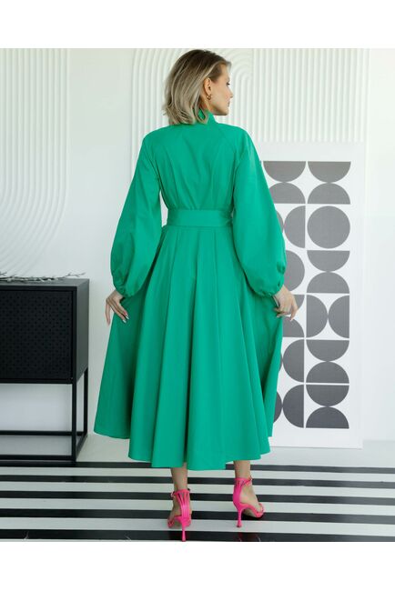 Платье-рубашка с поясом от ByME 