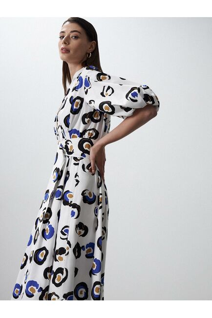 Платье-рубашка с широким поясом от byME 