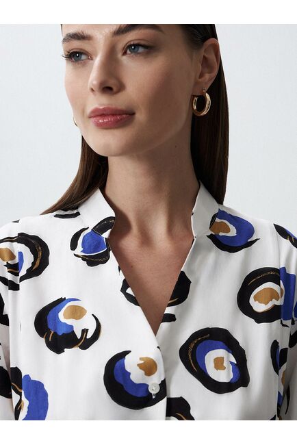 Платье-рубашка с широким поясом от byME 