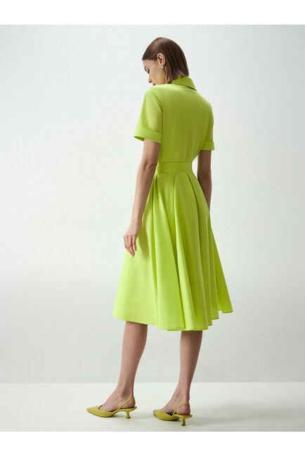 Платье-миди из хлопка от byME 