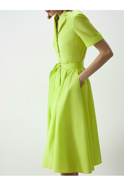 Платье-миди из хлопка от byME 