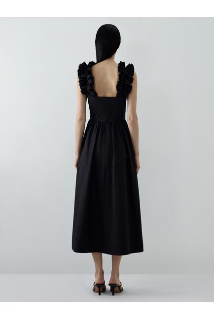 Платье со съемными воланами от byME 