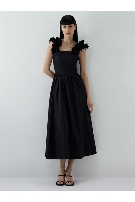 Платье со съемными воланами от byME 