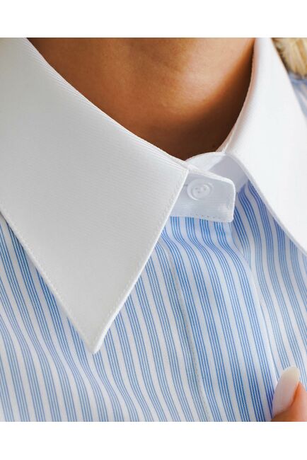 Женская рубашка в голубую полоску - 8498N от byME 