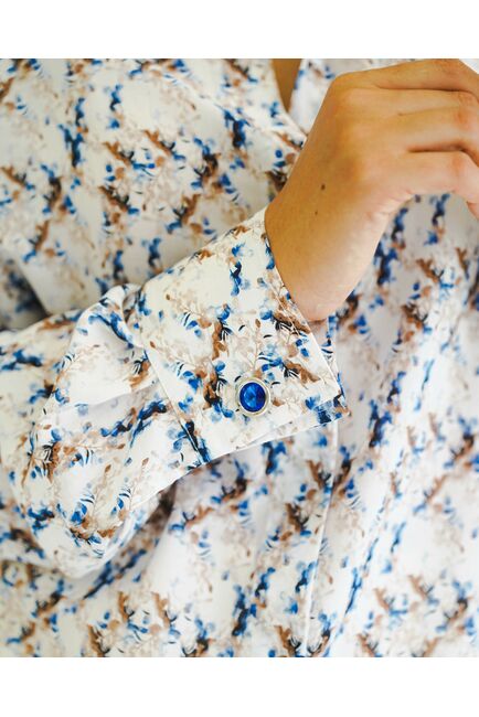 Женская рубашка под пуговицу - 8508 от byME 