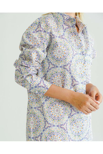 Женская рубашка с универсальным манжетом  8547 от byME 