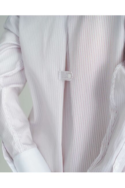 Женская рубашка в красную полоску - 8557 от ByME 