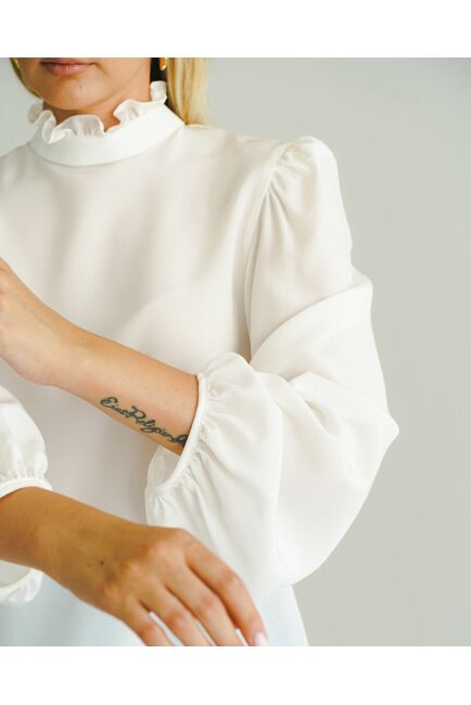 Женская блуза из натурального шёлка - 8561 от byME 