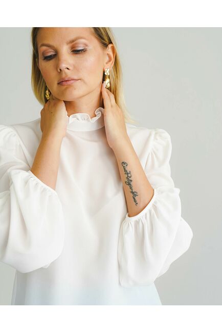 Женская блуза из натурального шёлка - 8561 от byME 