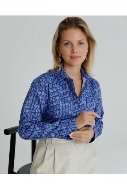 Женская рубашка банки на звёздном небе- 8574 от ByME 