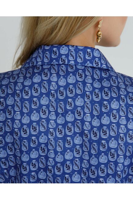 Женская рубашка банки на звёздном небе- 8574 от ByME 