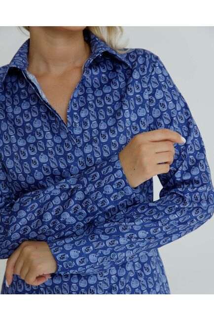 Женская рубашка банки на звёздном небе- 8574 от ByME 