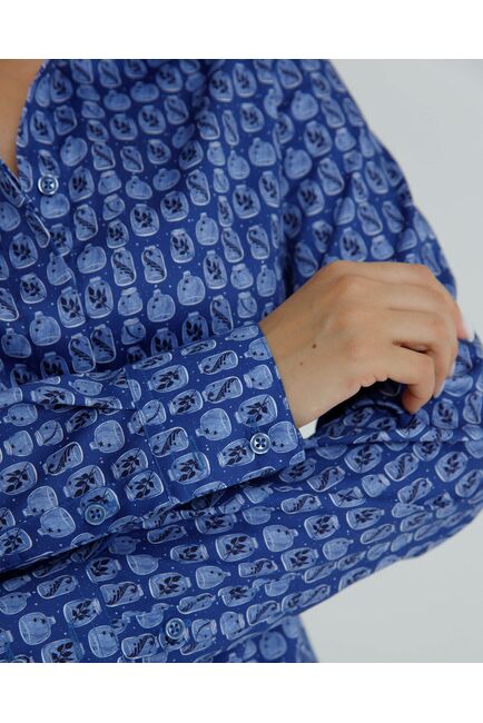 Женская рубашка банки на звёздном небе- 8574 от ByME 