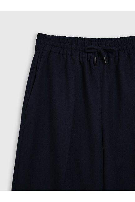 Брюки женские свободные тёмно-синие от byME 