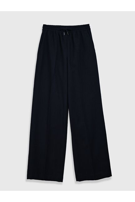 Брюки женские свободные тёмно-синие от byME 