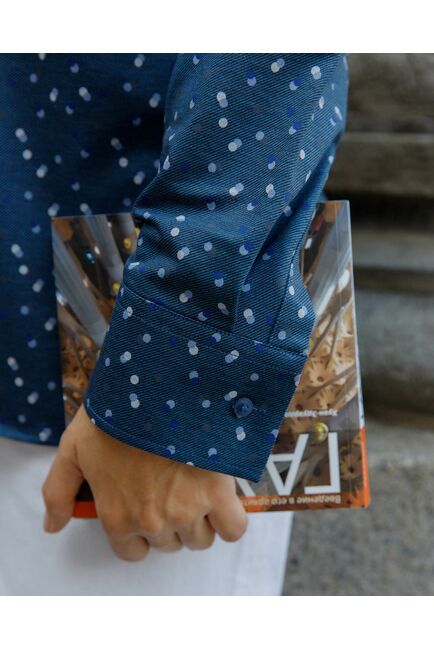 Женская рубашка в оверсайз силуэте - 8183 от byME 