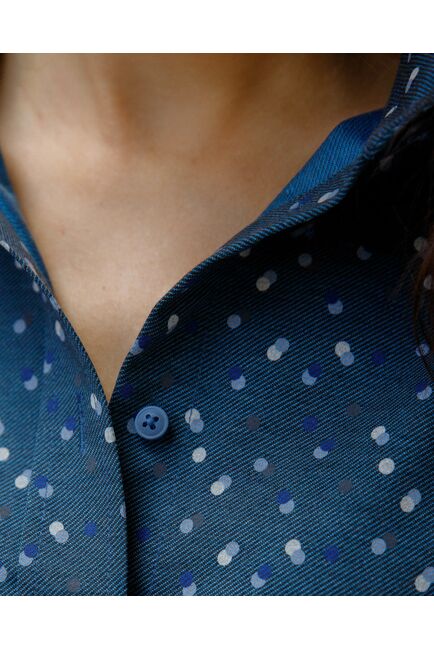 Женская рубашка в оверсайз силуэте - 8183 от byME 