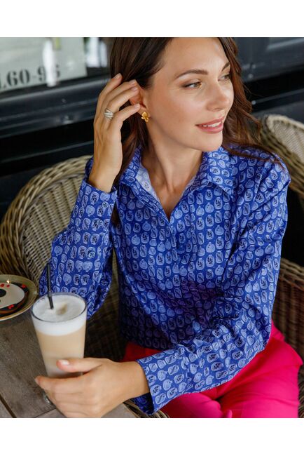 Женская рубашка банки на звёздном небе- 8574 от ByME 