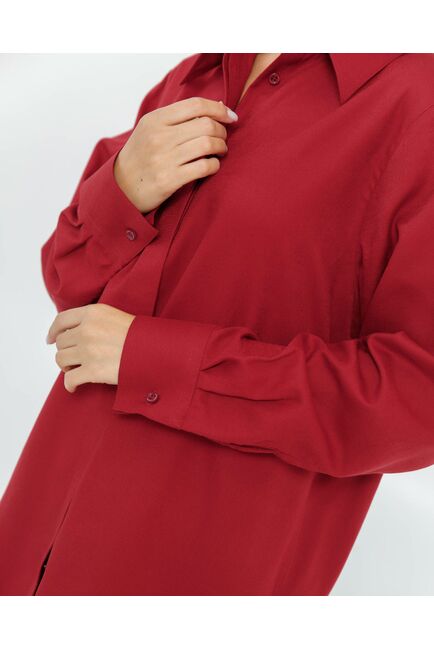 Женская рубашка с универсальным манжетом  - 8666 от byME 