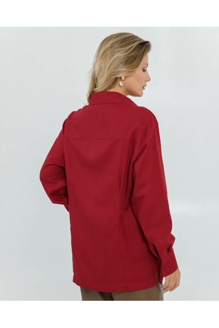 Женская рубашка с универсальным манжетом  - 8666 от byME 