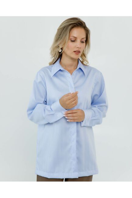 Женская рубашка с универсальным манжетом с обработкой non-iron  - 8667 от byME 