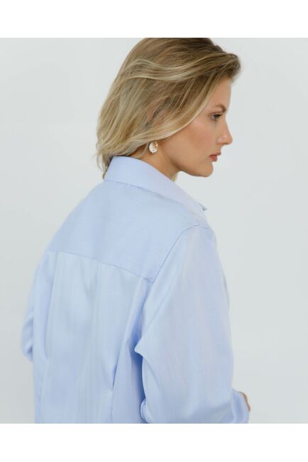 Женская рубашка с универсальным манжетом с обработкой non-iron  - 8667 от byME 