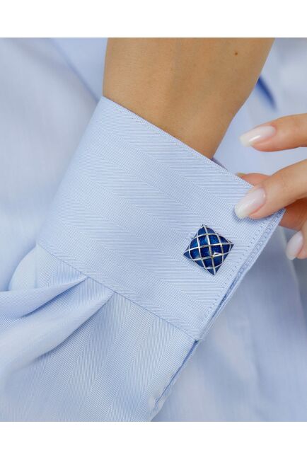 Женская рубашка с универсальным манжетом с обработкой non-iron  - 8667 от byME 