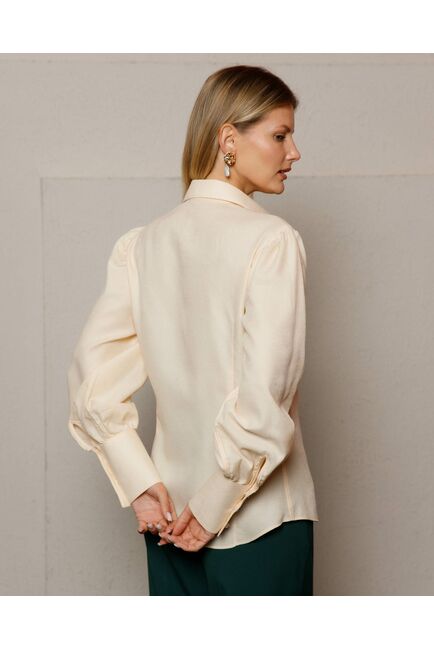 Женская рубашка animal print Персиковый от byME 