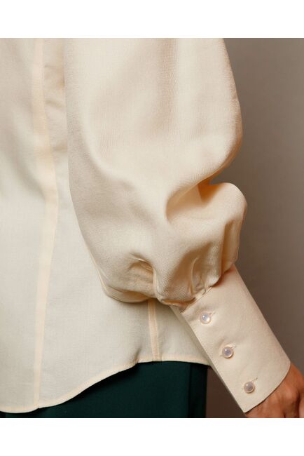 Женская рубашка animal print Персиковый от byME 