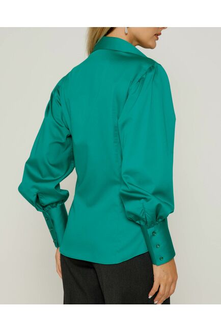 Женская рубашка зеленый цвет Lush Meadow - 8675 от byME 