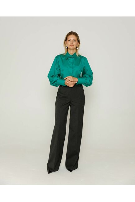 Женская рубашка зеленый цвет Lush Meadow - 8675 от byME 