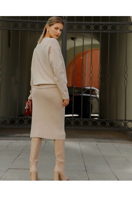 G002BSD314 Юбка Бежевый от byME 