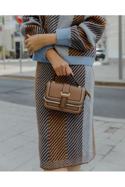 Трикотажная юбка в полоску от byME 