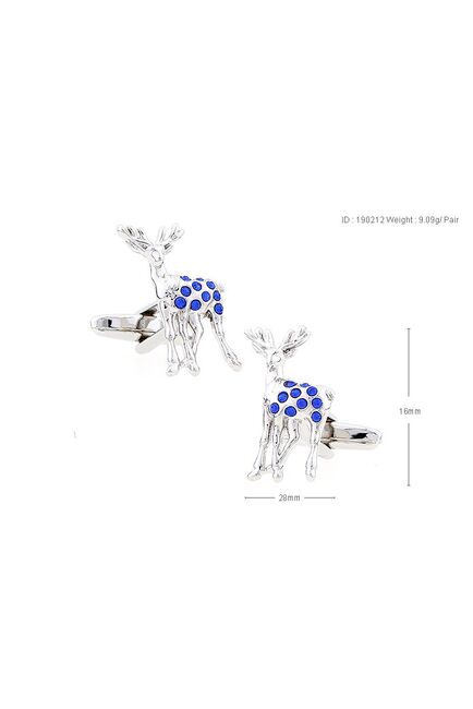Запонки олени с кристаллами - 190212 от  