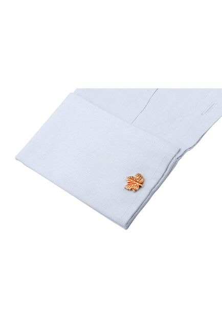 Запонки кленовый лист - 190636 от  