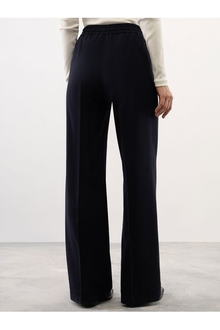 Брюки женские свободные тёмно-синие от byME 