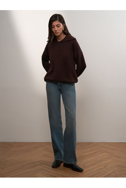 Женские прямые джинсы синие от Calista 