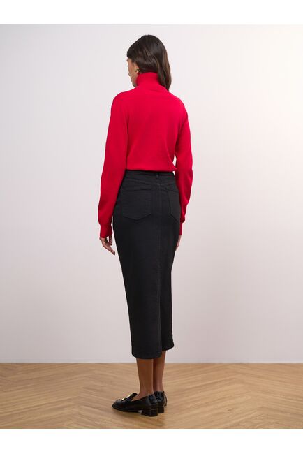 Юбка женская черная - 4-30306_60066 от Calista 