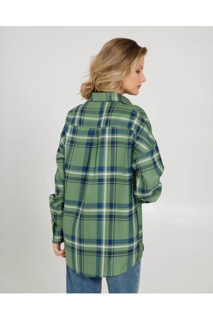 Женская рубашка  прямого силуэта - 8670 от byME 