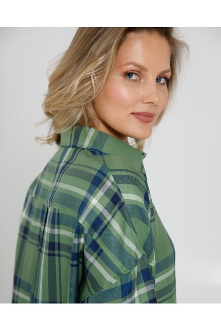 Женская рубашка  прямого силуэта - 8670 от byME 