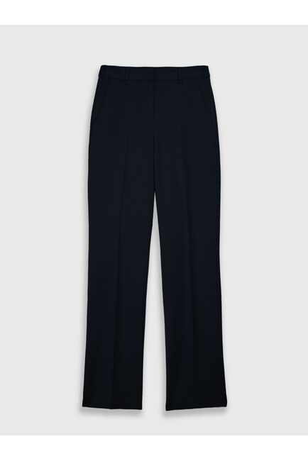 Прямые женские брюки со стрелками синие от byME 