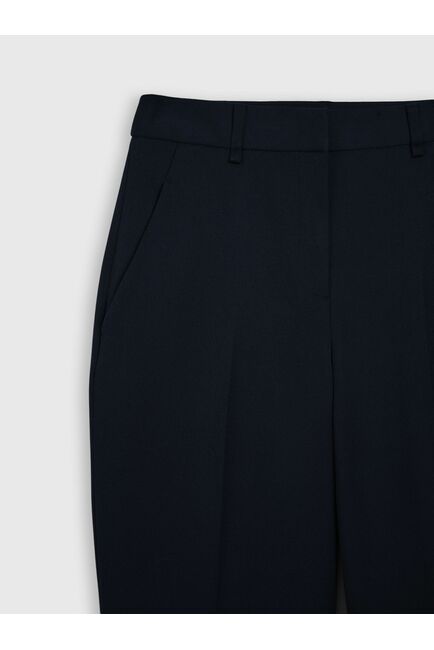 Прямые женские брюки со стрелками синие от byME 