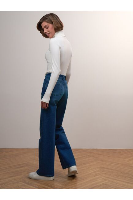 Джинсы женские свободного кроя синие от Calista 