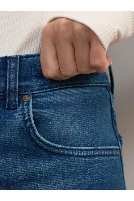 Джинсы женские свободного кроя синие от Calista 