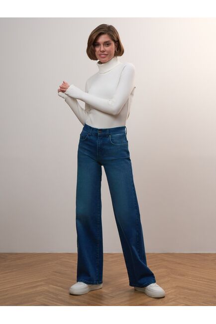 Джинсы женские свободного кроя синие от Calista 