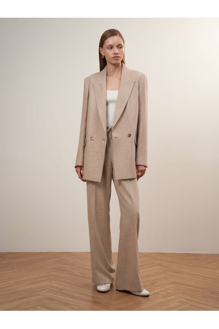 Брюки женские светло-бежевые - 0-49505_50022М[191] от byME 