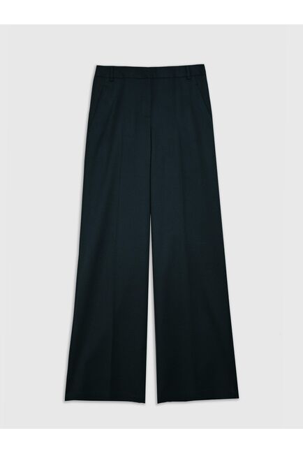 Брюки женские изумрудные расклешенные со стрелками - 2-161010-016 от byME 